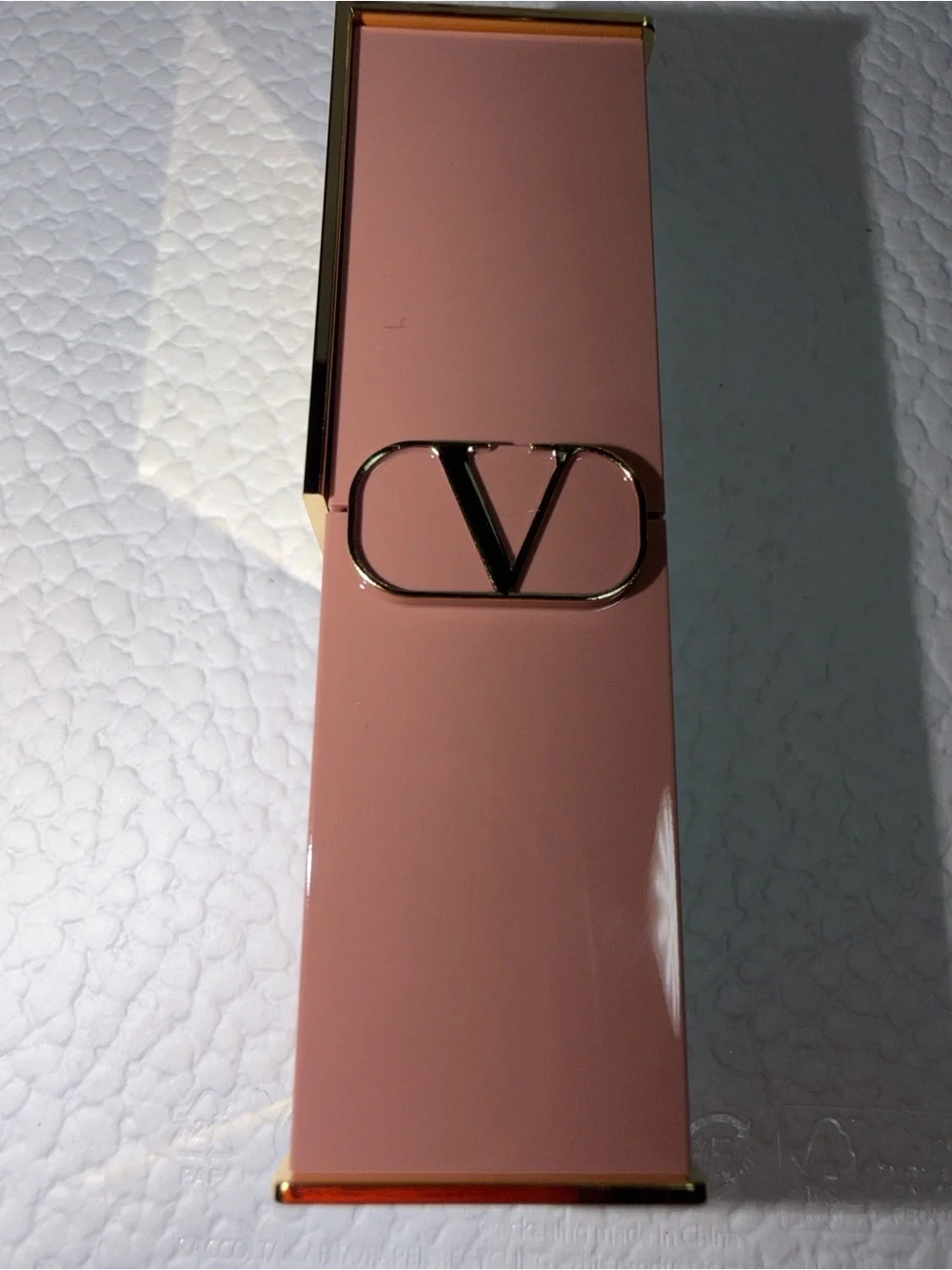 Valentino Satin Lipstick — Nude Caress (peachy nude)